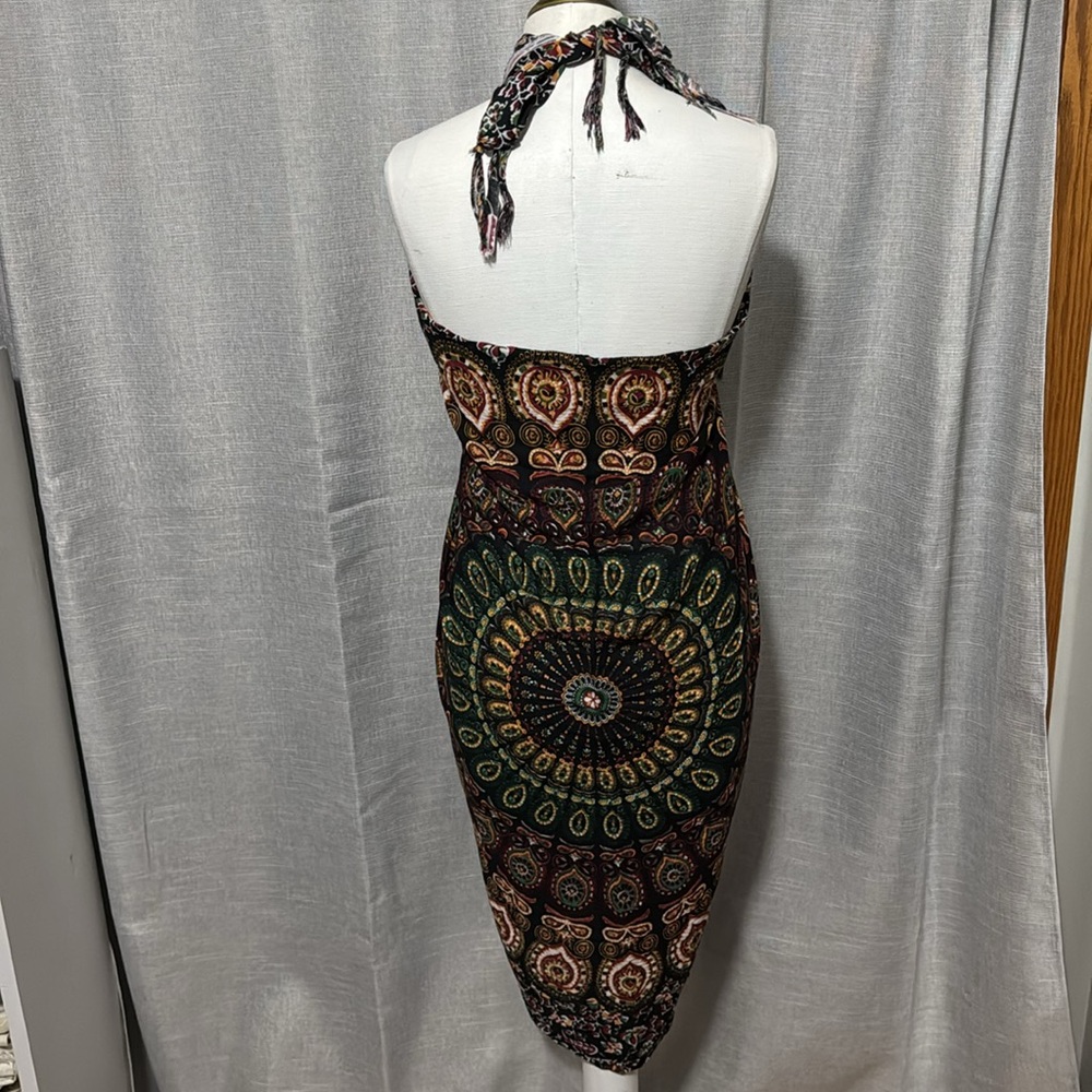 Cotton Blend Multi Wear Scar/Wrap/CoverUp/Pareo-EUC - Picture 3 of 10